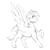 Size: 3000x3000 | Tagged: safe, artist:flaming-trash-can, oc, oc only, oc:render point, pegasus, pony, high res, sketch, solo