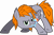 Size: 3706x2481 | Tagged: safe, artist:php178, derpibooru exclusive, rainbow dash, oc, oc only, oc:dreamy orange, pegasus, pony, 2022 community collab, derpibooru community collaboration, g4, .svg available, butt fluff, cheek fluff, cutie mark, determined smile, dreamworks face, ear fluff, face down ass up, fluffy, folded wings, gray, green eyes, grin, high res, hoof fluff, inkscape, looking at you, male, mouth hold, orange (color), pegasus oc, plushie, pointy ponies, simple background, smiling, smiling at you, solo, stallion, stance, standing, svg, transparent background, vector, wing fluff, wings