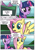 Size: 2480x3507 | Tagged: safe, artist:rex-equinox, fluttershy, twilight sparkle, alicorn, goo, human, latex pony, original species, pegasus, pony, comic:goop attack, g4, comic, female, high res, human to pony, latex, living latex, male to female, mare, mental shift, ponyville, rule 63, transformation, transformation sequence, transgender transformation, twilight sparkle (alicorn)