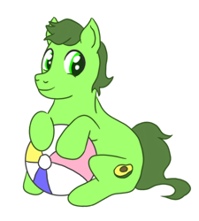 Size: 746x829 | Tagged: safe, artist:carpdime, oc, oc only, oc:avocado, pony, 2022 community collab, derpibooru community collaboration, series:little avocado, ponified, simple background, solo, transparent background