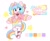 Size: 883x732 | Tagged: safe, artist:oofycolorful, oc, oc only, oc:oofy colorful, pony, unicorn, converse, eye clipping through hair, shoes, solo