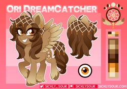 Size: 1200x847 | Tagged: safe, artist:sickly-sour, oc, oc only, pegasus, pony, reference sheet, solo