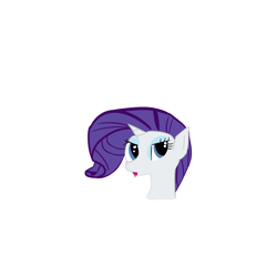 Size: 3000x3000 | Tagged: safe, artist:depression eevee evangelion gamer session, rarity, pony, unicorn, g4, 500, high res, simple background, solo, white background