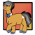 Size: 1063x1063 | Tagged: safe, artist:polyquestria, quibble pants, earth pony, pony, g4, looking up, male, smiling, solo