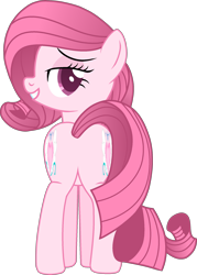 Size: 1760x2460 | Tagged: safe, artist:muhammad yunus, oc, oc only, oc:annisa trihapsari, earth pony, pony, annibutt, base used, bedroom eyes, butt, butt focus, earth pony oc, female, grin, gritted teeth, looking at you, looking back, looking back at you, mare, medibang paint, plot, sexy, simple background, smiling, solo, teeth, transparent background