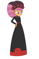 Size: 960x1425 | Tagged: safe, artist:hankstermanart, sable spirit, human, equestria girls, g4, empress sable spirit, equestria girls-ified, female, simple background, solo, transparent background, young, young sable spirit, younger