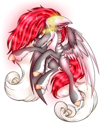 Size: 3629x4387 | Tagged: safe, artist:beamybutt, oc, oc only, pegasus, pony, angry, commission, ear fluff, male, pegasus oc, rearing, simple background, solo, sombra eyes, stallion, transparent background, ych result