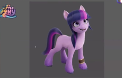 Size: 846x543 | Tagged: safe, screencap, twilight sparkle, earth pony, pony, g4, g5, 2d to 3d, 3d, earth pony twilight, female, g4 to g5, g5 concept leaks, mare, solo, twilight sparkle (g5 concept leak)