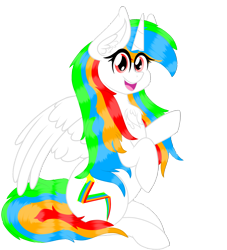 Size: 2000x2200 | Tagged: safe, artist:poncutes, oc, oc only, oc:poncutes, alicorn, pony, 2022 community collab, derpibooru community collaboration, high res, looking at you, simple background, sitting, smiling, smiling at you, solo, transparent background