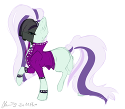 Size: 2056x1792 | Tagged: safe, artist:lunciakkk, coloratura, earth pony, pony, g4, butt, clothes, commission, countess coloratura, female, mare, plot, simple background, solo, white background