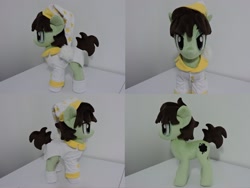 Size: 1597x1199 | Tagged: safe, artist:little-broy-peep, oc, oc only, oc:ink, earth pony, pony, clothes, irl, male, photo, plushie, solo, stallion