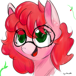 Size: 1000x1000 | Tagged: safe, artist:igorbanette, oc, oc only, pony, bust, solo