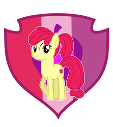 Size: 949x1070 | Tagged: safe, artist:doodledaydreamer-mlp, apple bloom, earth pony, pony, g4, apple bloom's cutie mark, bow, cutie mark, female, filly, hair bow, looking at you, raised hoof, simple background, solo, tail, tail bow, teenage apple bloom, teenager, the cmc's cutie marks, transparent background