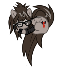 Size: 2550x3300 | Tagged: safe, pegasus, pony, band, emo, heart, high res, male, mikey way, my chemical romance, ponified, solo, stallion, three cheers for sweet revenge