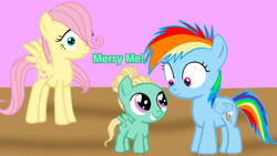 Size: 1280x720 | Tagged: safe, artist:mlplary6, fluttershy, rainbow dash, zephyr breeze, pegasus, pony, g4, 5-year-old, colt, colt zephyr breeze, cute, female, filly, filly fluttershy, filly rainbow dash, grammar error, male, ship:zephdash, shipping, straight, unrequited love, younger