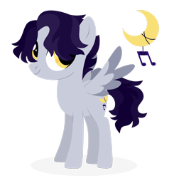 Size: 1920x2014 | Tagged: safe, artist:kabuvee, oc, oc only, oc:lunar song, pony, female, mare, simple background, solo, transparent background