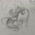 Size: 1073x1073 | Tagged: safe, artist:dandy_pony, starlight glimmer, pony, unicorn, g4, bust, glowing, glowing horn, grayscale, horn, monochrome, pencil drawing, sketch, solo, traditional art