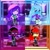 Size: 896x892 | Tagged: safe, artist:decokenite, screencap, fizzlepop berrytwist, starlight glimmer, sunset shimmer, tempest shadow, trixie, human, g4, accessory, frame, gacha, gacha club, humanized, photo, reformed unicorn meeting, signature