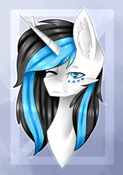Size: 648x919 | Tagged: safe, artist:lunciakkk, oc, oc only, pony, commission, female, solo