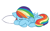 Size: 1368x848 | Tagged: safe, artist:colourwave, rainbow dash, pegasus, pony, g4, pillow, simple background, sleeping, sleepydash, solo, white background