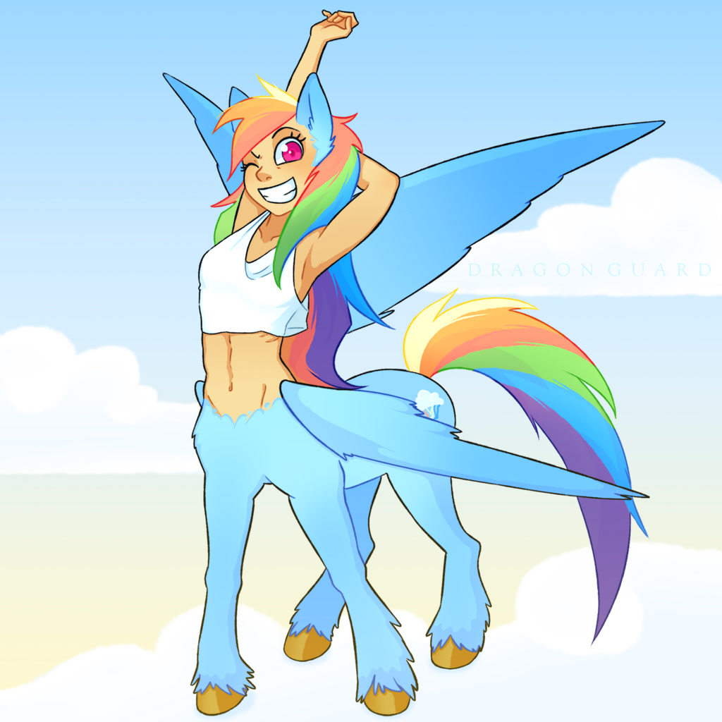 2387183 - safe, artist:guardiansoulmlp, rainbow dash, oc, oc