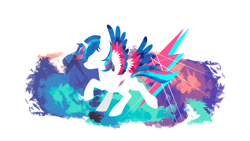 Size: 3840x2160 | Tagged: safe, artist:lucent starscape, oc, oc only, oc:lucent starscape, oc:星夜流光, alicorn, pony, alicorn oc, high res, horn, male, simple background, solo, white background, wings