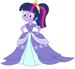 Size: 1024x942 | Tagged: safe, artist:rarity525, twilight sparkle, equestria girls, g4, the last problem, clothes, coronation dress, dress, second coronation dress, simple background, solo, transparent background