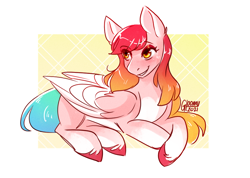 Size: 948x675 | Tagged: safe, artist:cosmalumi, oc, oc only, pegasus, pony, solo