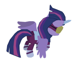 Size: 755x601 | Tagged: safe, artist:benpictures1, masked matter-horn, twilight sparkle, alicorn, pony, g4, power ponies (episode), butt, cute, female, inkscape, masked matter-horn costume, plot, power ponies, simple background, solo, transparent background, twiabetes, twibutt, twilight sparkle (alicorn), vector