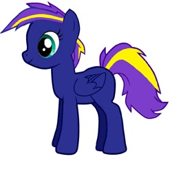 Size: 600x600 | Tagged: safe, artist:morningbreeze, oc, oc only, oc:morningbreeze, pegasus, pony, simple background, solo, white background