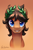 Size: 2000x3000 | Tagged: safe, artist:jedayskayvoker, oc, oc only, oc:laurel crown, earth pony, pony, bust, crown, eyebrows, eyebrows visible through hair, gradient background, high res, icon, jewelry, looking at you, male, portrait, regalia, short hair, smiling, solo, stallion