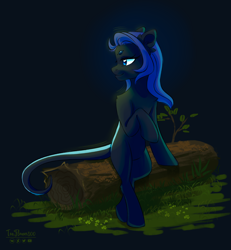 Size: 2546x2758 | Tagged: safe, artist:teaflower300, oc, oc only, earth pony, pony, high res, long tail, solo, tail
