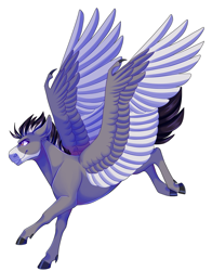 Size: 1800x2300 | Tagged: safe, artist:uunicornicc, oc, oc only, pegasus, pony, colored wings, male, simple background, solo, stallion, two toned wings, white background, wings