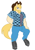 Size: 1400x2000 | Tagged: safe, anonymous artist, oc, oc only, oc:chase, earth pony, anthro, beard, clothes, earth pony oc, facial hair, hat, male, simple background, solo, white background