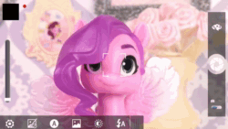 Size: 1280x720 | Tagged: safe, artist:mlp fever, pinkie pie, pipp petals, zipp storm, earth pony, pegasus, pony, g5, my little pony: a new generation, animated, cropped, stop motion, toy, webm, youtube link, zipp storm is not amused