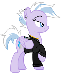 Size: 770x926 | Tagged: safe, artist:feather_bloom, oc, oc only, oc:silver haze(kaitykat), pony, female, simple background, solo, white background