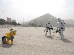 Size: 2048x1536 | Tagged: safe, artist:dingopatagonico, daring do, pony, g4, first order, irl, photo, stormtrooper, toy