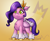 Size: 1280x1056 | Tagged: safe, artist:swasfews, pipp petals, pegasus, pony, g5, my little pony: a new generation, adorapipp, blushing, chest fluff, cute, ear fluff, female, headband, mare, smiling, solo, unshorn fetlocks