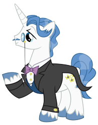 Size: 3000x3850 | Tagged: safe, artist:the smiling pony, fancypants, pony, unicorn, g4, high res, male, simple background, smiling, solo, stallion, transparent background, unshorn fetlocks, vector