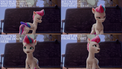 Size: 1280x720 | Tagged: safe, edit, edited screencap, editor:quoterific, screencap, zipp storm, pegasus, pony, g5, my little pony: a new generation, spoiler:g5, spoiler:my little pony: a new generation, fancy mathematics, female, mare, math, open mouth, solo, station, zephyr heights, zephyr heights terminal