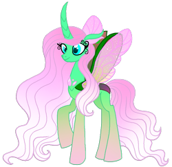 Size: 875x849 | Tagged: safe, artist:madlilon2051, oc, oc only, oc:flora, changeling, changeling queen, base used, changedling queen, changeling queen oc, raised hoof, simple background, smiling, transparent background