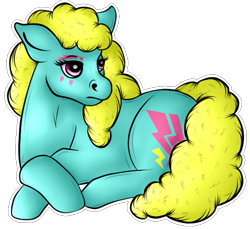 Size: 521x477 | Tagged: safe, artist:beamybutt, oc, oc only, earth pony, pony, base used, collaboration, earth pony oc, eyelashes, female, looking back, lying down, mare, prone, simple background, solo, transparent background