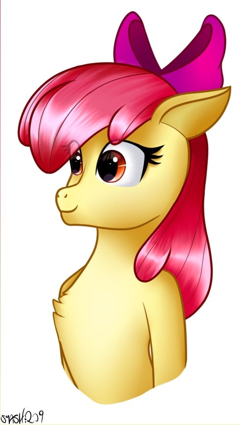 Safe Artist Smashir Apple Bloom Earth Pony Pony Female Filly Solo Derpibooru