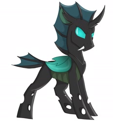Size: 2056x2219 | Tagged: safe, artist:rutkotka, oc, oc only, changeling, changeling oc, high res, simple background, solo, white background