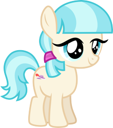Size: 3000x3413 | Tagged: safe, artist:cloudy glow, coco pommel, earth pony, pony, g4, .ai available, cocobetes, cute, female, filly, filly coco pommel, high res, simple background, solo, transparent background, vector