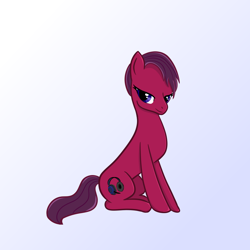 Size: 1024x1024 | Tagged: safe, artist:sundust, oc, oc only, earth pony, pony, earth pony oc, gradient background, looking at you, male, simple background, sitting, smiling, solo, stallion