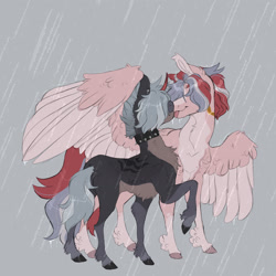 Size: 1920x1920 | Tagged: safe, artist:glorymoon, oc, oc only, pegasus, pony, unicorn