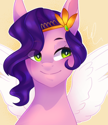 Size: 1646x1896 | Tagged: safe, artist:waterz-colrxz, pipp petals, pegasus, pony, g5, my little pony: a new generation, adorapipp, bust, cute, female, portrait, solo