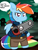 Size: 768x1024 | Tagged: safe, artist:tranzmuteproductions, rainbow dash, pegasus, pony, undead, zombie, zombie pony, g4, bipedal, chainsaw, clothes, evil dead, eyelashes, female, mare, pants, smiling, smirk, talking, wings