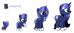 Size: 1280x572 | Tagged: safe, artist:hate-love12, oc, oc only, oc:starstory, alicorn, pony, age progression, baby, baby pony, female, filly, magical lesbian spawn, mare, offspring, parent:princess luna, parent:twilight sparkle, parents:twiluna, simple background, solo, transparent background